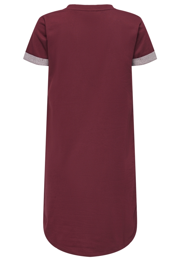JDYIVY S/S DRESS JRS NOOS 15174793 CABERNET